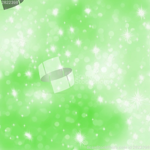 Image of Glittery green Christmas background. EPS 8