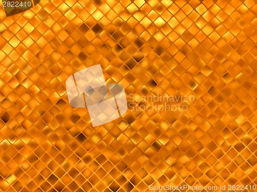 Image of Gold mosaic background. EPS 8