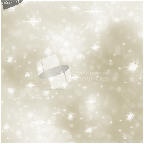 Image of Christmas background with white snowflakes. EPS 8