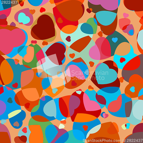 Image of Abstract background to the Valentine's day. EPS 8