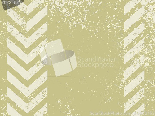 Image of A grungy and worn hazard stripes texture. EPS 8