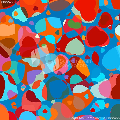 Image of Background to the Valentine's day. EPS 8 vector