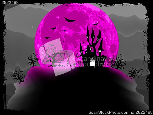 Image of Halloween poster background. EPS 8
