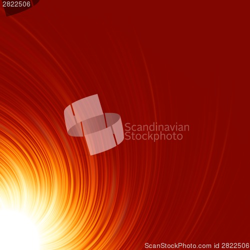 Image of Abstract glow Twist with fire flow. EPS 8