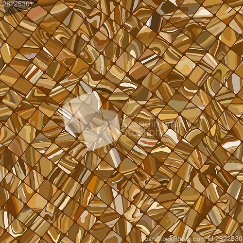 Image of Golden mosaic. Abstract background. EPS 8