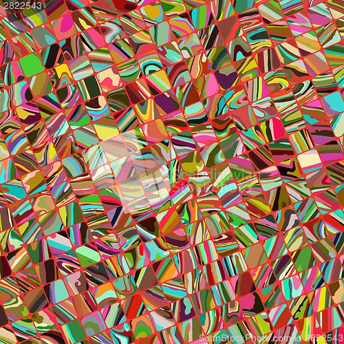 Image of Small tiles texture in different. EPS 8