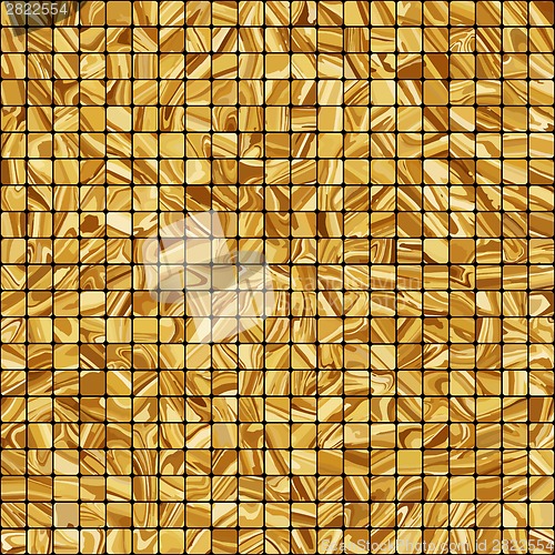 Image of Gold mosaic background. EPS 8