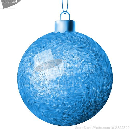 Image of Christmas ball on a white background. EPS 8