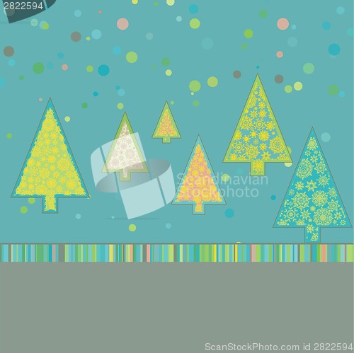 Image of Merry christmas greeting card. EPS 8