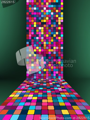 Image of Abstract glowing illustration background. EPS 8