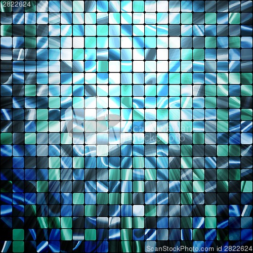 Image of Mosaic and light background. EPS 10
