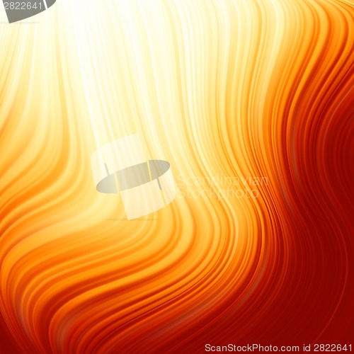 Image of Abstract glow Twist with fire flow. EPS 8