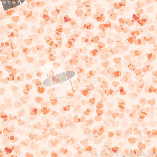 Image of Valentine hearts pattern background. EPS 8