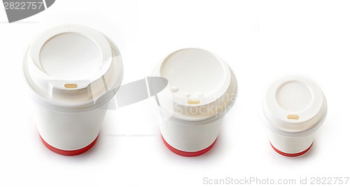 Image of Paper take away coffee cups