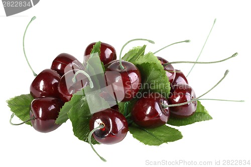 Image of Heap of artificial cherries