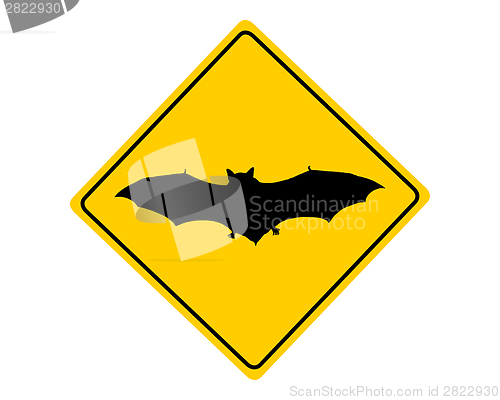 Image of Bat warning sign