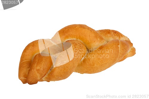 Image of French bread rolls isolated on white background