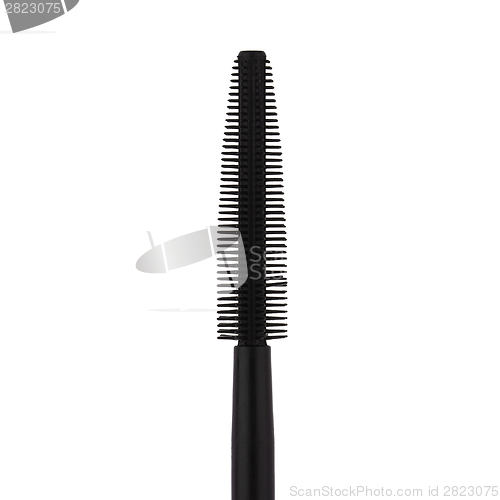 Image of Mascara brush on white background