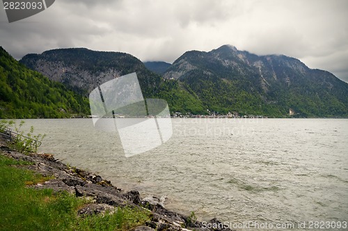 Image of Hallstatt See (lake district) Austria. 