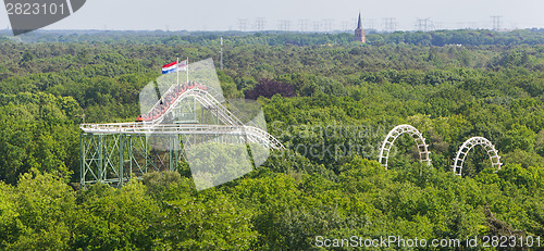 Image of View on a rollercoaster