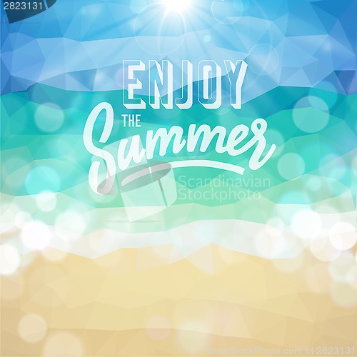 Image of Summer holiday tropical beach background