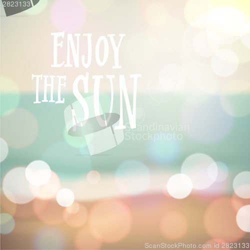 Image of Summer holiday tropical beach background