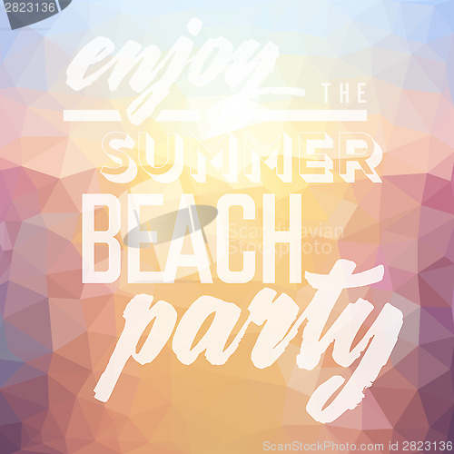 Image of Summer holiday tropical beach background