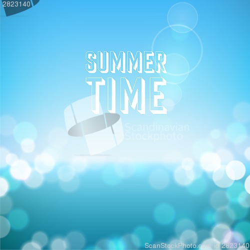 Image of Summer holiday tropical beach background