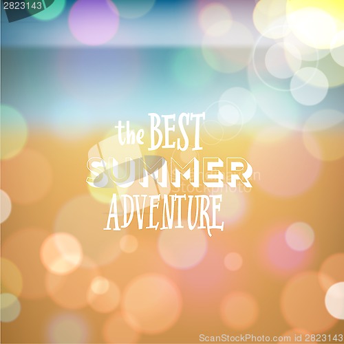 Image of Summer holiday tropical beach background
