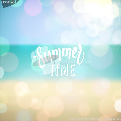 Image of Summer holiday tropical beach background