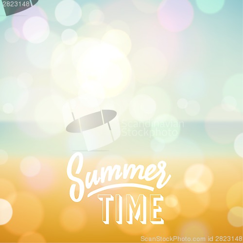 Image of Summer holiday tropical beach background