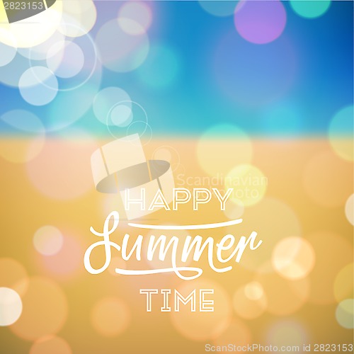 Image of Summer holiday tropical beach background