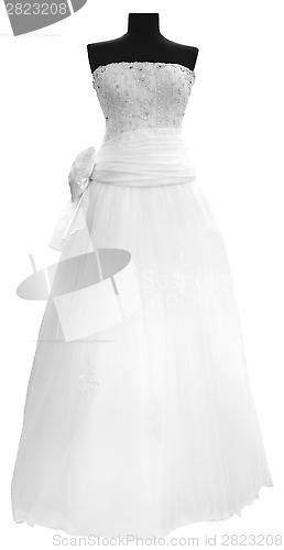 Image of White wedding dress