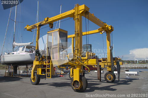 Image of Crane for lifting boats