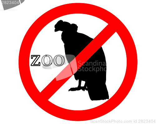 Image of Condor in zoo prohibited