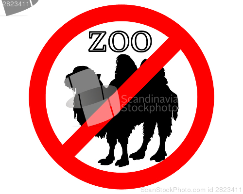 Image of Batrian camel in zoo prohibited