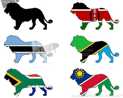 Image of Lion silhouette