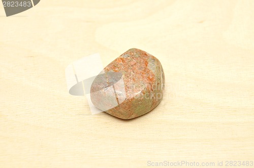 Image of Detailed and colorful image of unakite mineral