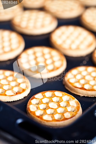 Image of honey cookies on baking sheet