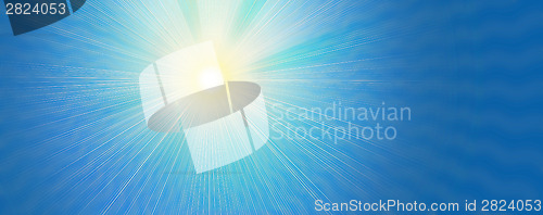 Image of streaming sunlight