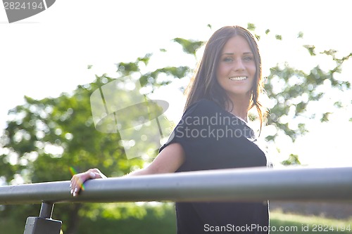 Image of Lady outside