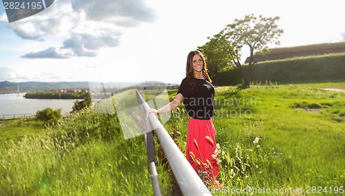 Image of Lady outside