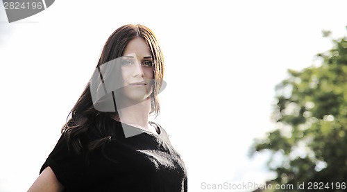 Image of Lady outside