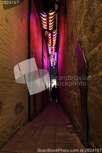 Image of Clapiconia light installation for Vivid festival