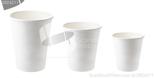 Image of paper take away coffee cups