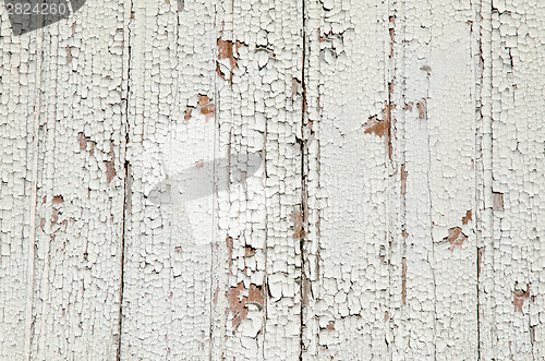 Image of Cracked old painted wall