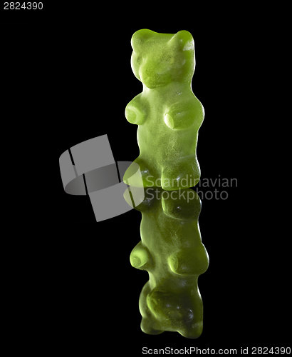 Image of green gummy bear