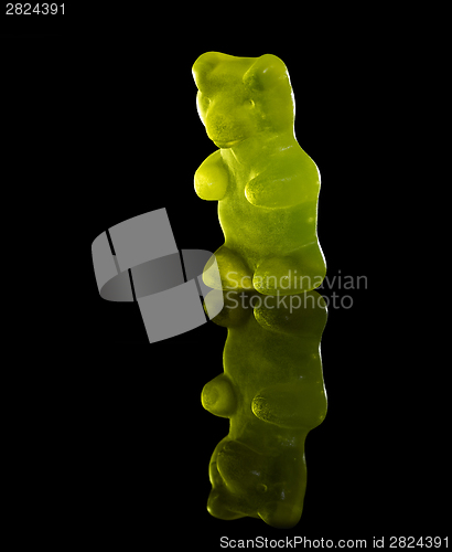 Image of green gummy bear