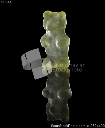 Image of green gummy bear