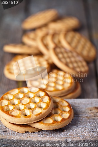 Image of fresh honey cookies 